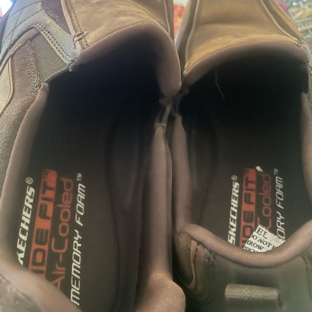 Skechers Men's Dark Brown Slip-On Loafers